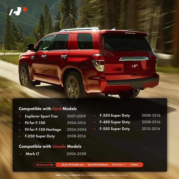 A-Premium APDHO2374TW Tailgate Handle Rear Tailgate