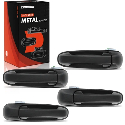 4 Pcs Upgraded Metal Front & Rear Exterior Door Handle