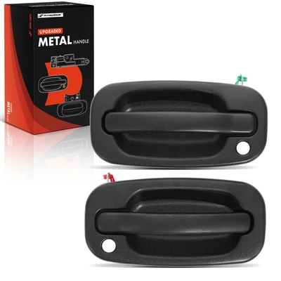 2 Pcs Front Upgraded Metal Outside Handle