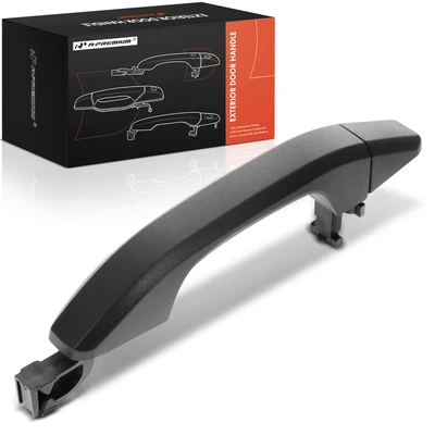 Front Passenger or Rear Driver or Rear Passenger Textured Black Exterior Door Handle