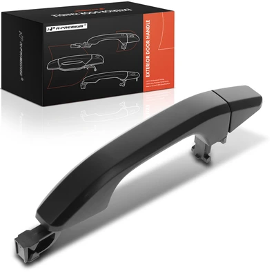 Front Passenger or Rear Driver or Rear Passenger Textured Black Exterior Door Handle