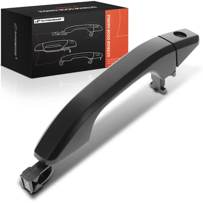 Front Driver Textured Black Exterior Door Handle