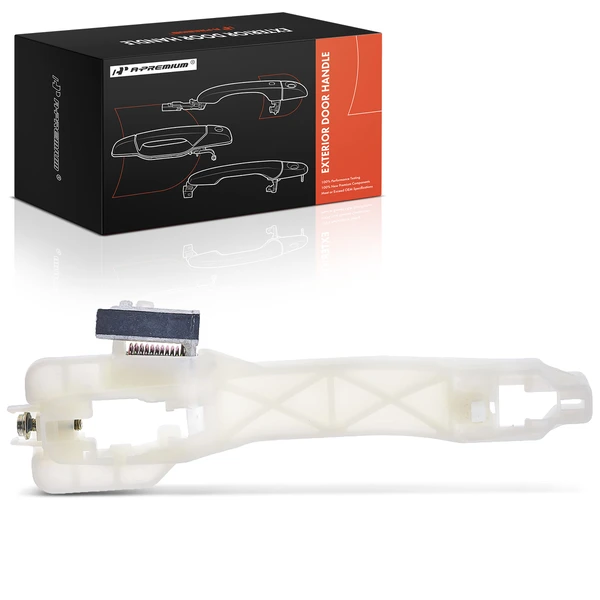 Front Passenger White Exterior Door Handle for Chevy Aveo 2007-2011