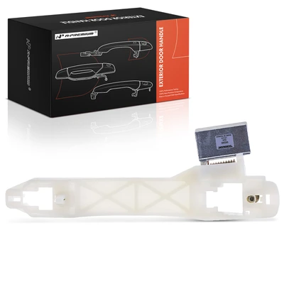 Rear Driver White Exterior Door Handle