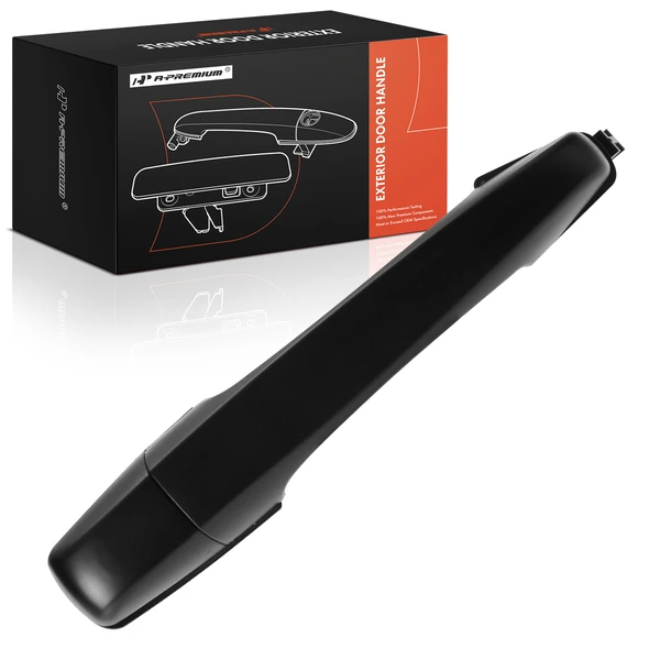 Rear Passenger Black Exterior Door Handle for 2008-2014 Cadillac CTS