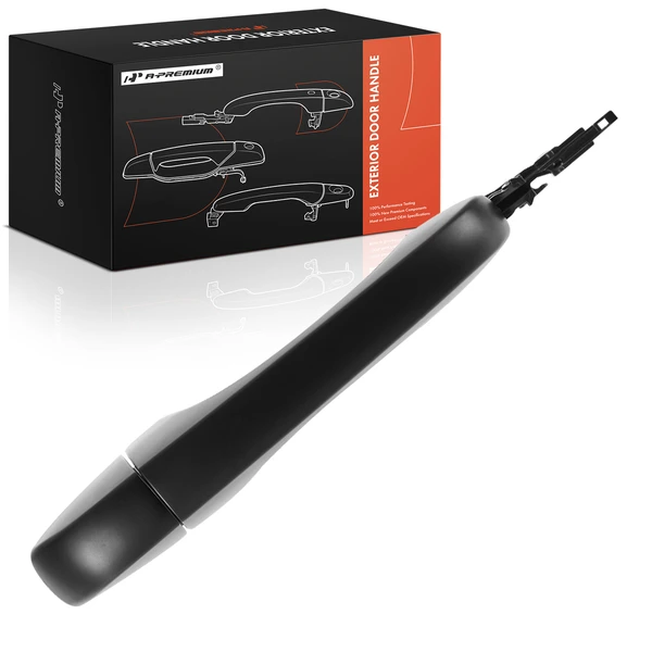 Rear Driver or Passenger Black Exterior Door Handle for 2011-2020 2022-2024 Dodge Journey