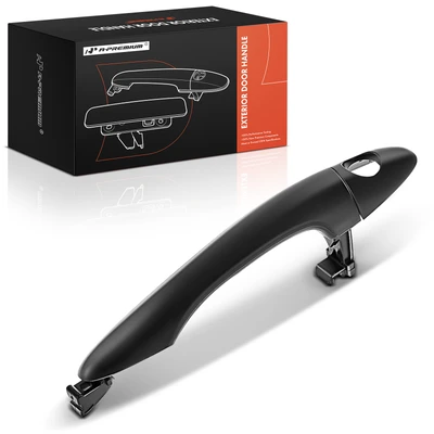 Front Driver Primed Black Exterior Door Handle