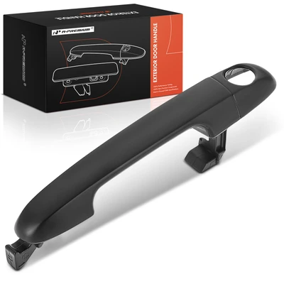 Front Driver Black Exterior Door Handle