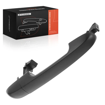Rear Driver or Passenger Black Exterior Door Handle