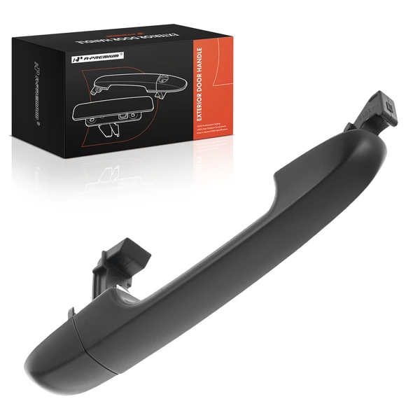 Rear Driver or Passenger Black Exterior Door Handle for 2011-2013 Kia Soul