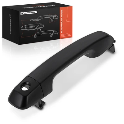 Front Driver Primed Black Exterior Door Handle
