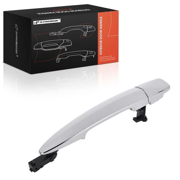 Front Passenger or Rear Driver or Passenger Chrome Exterior Door Handle for Nissan LEAF 11-17 Maxima