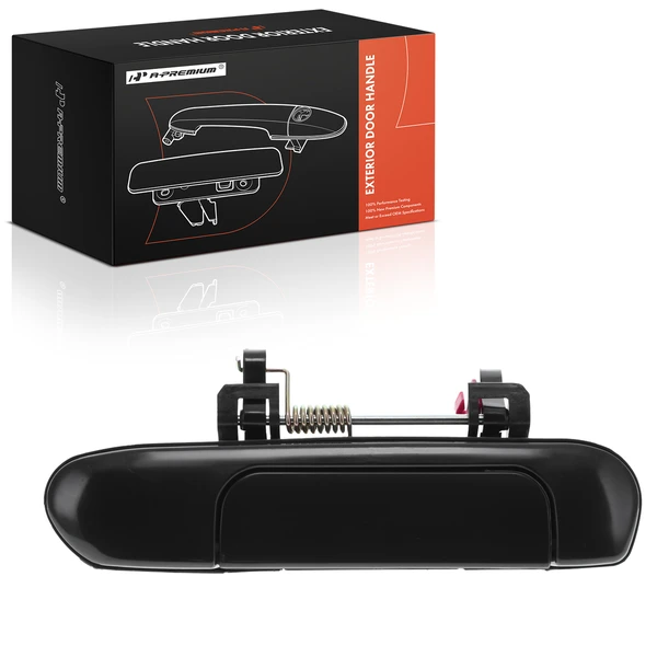 Front Driver or Rear Driver Smooth Black Exterior Door Handle for 1998-2001 Nissan Altima