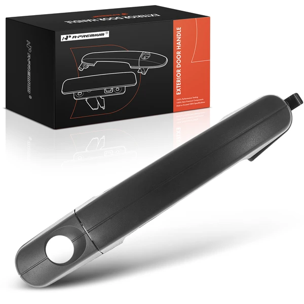 Front Driver Black Exterior Door Handle with Keyhole for Ford Escape 13-19 Focus