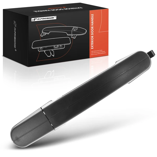 Front Passenger Black Exterior Door Handle with Keyhole for Ford Escape 13-19 Focus