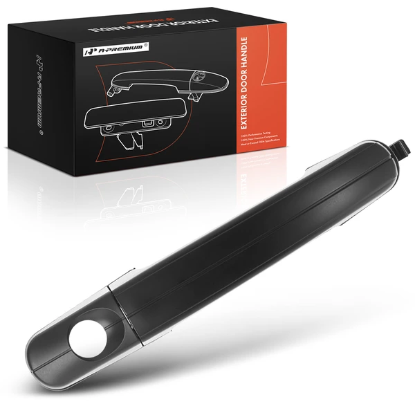 Front Driver Black Exterior Door Handle with Keyhole for Ford Escape 13-19