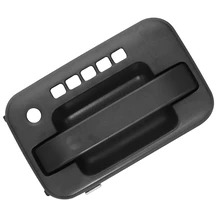 Front Driver Textured Black Exterior Door Handle with Keypad Hole for 2009-2014 Ford F-150