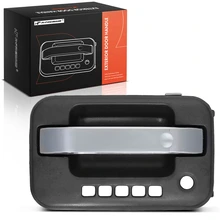 Front Driver Texture Black & Chrome Exterior Door Handle for Ford F150 2009-2014