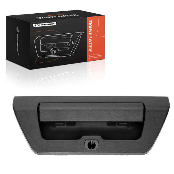 Textured Black Tailgate Handle without Keyhole for Ford F-150 2015-2020