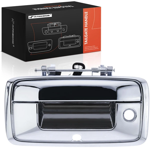 Chrome Tailgate Handle with Keyhole for 2016-2019 GMC Sierra 2500 HD