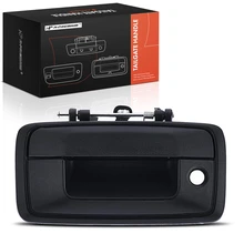 Black Tailgate Handle with Keyhole