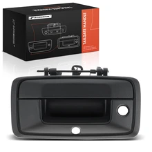Black Tailgate Handle with Keyhole