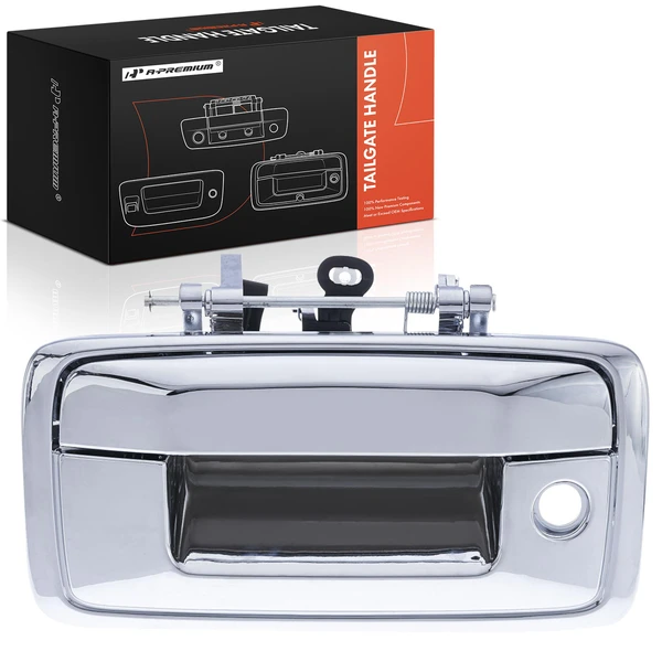 Chrome Tailgate Handle with Keyhole for 2016-2019 GMC Sierra 2500 HD