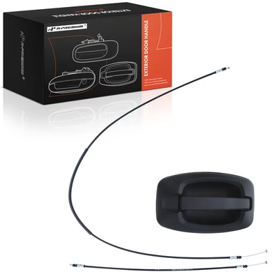Driver or Passenger Sliding Door Black Exterior Door Handle