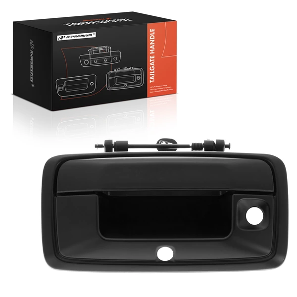 Tailgate Black Primed Handle with Keyhole for Chevrolet Colorado GMC Canyon 15-20