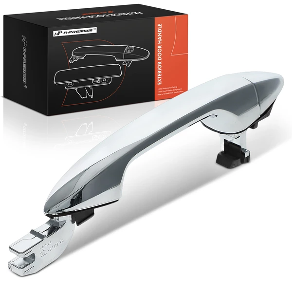 Rear Passenger Chrome Exterior Door Handle for Honda Accord 2013-2017 Pilot