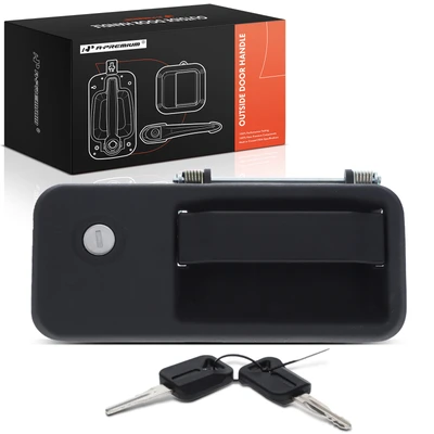 Front Driver Zinc Black Outside Door Handle