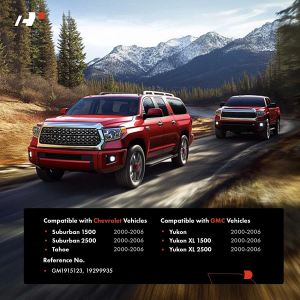 Rear Tailgate Black Door Tailgate Handle for Chevrolet Tahoe GMC Yukon 2000-2006