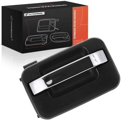 Black & Chrome Exterior Door Handle