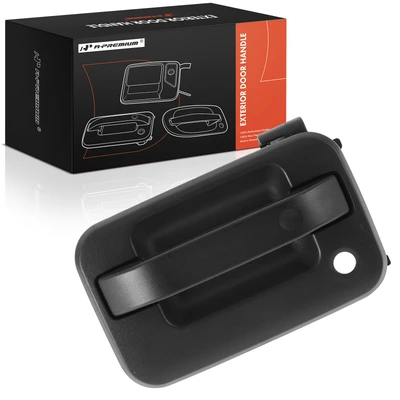 Front Driver Textured Black Exterior Door Handle