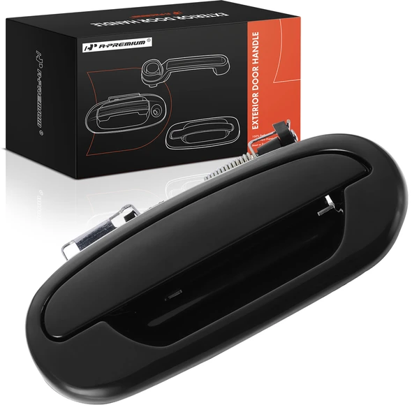 Rear Passenger Black Exterior Door Handle for Ford Expedition 97-02 F-150