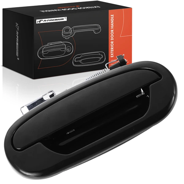 Front Passenger Black Exterior Door Handle for 1997-2003 Ford F-150