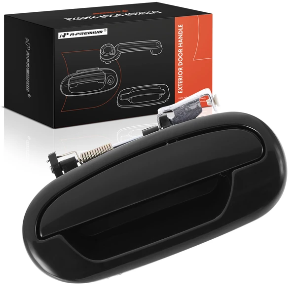 Rear Driver Black Exterior Door Handle for 2001-2003 Ford F-150