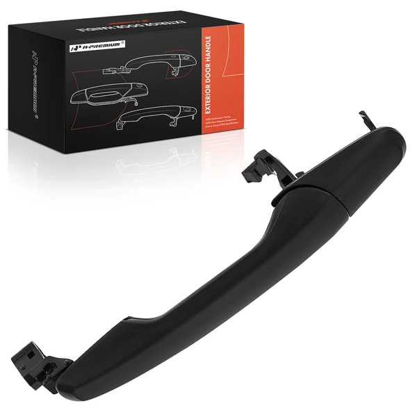 Front Passenger or Rear Driver or Passenger Textured Black Exterior Door Handle for Ford Explorer