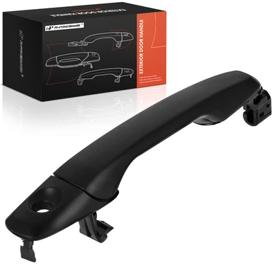 Front Driver Textured Black Exterior Door Handle