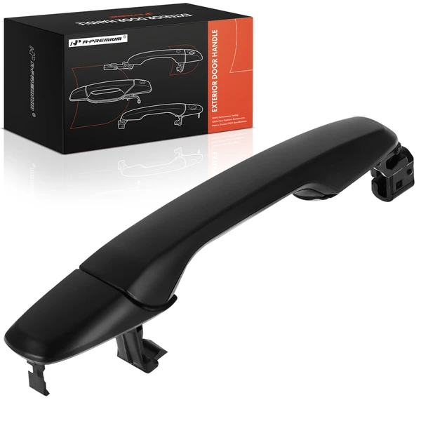 Front Passenger or Rear Driver or Passenger Primed Black Exterior Door Handle for Ford Explorer