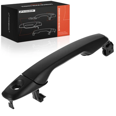 Front Driver Primed Black Exterior Door Handle