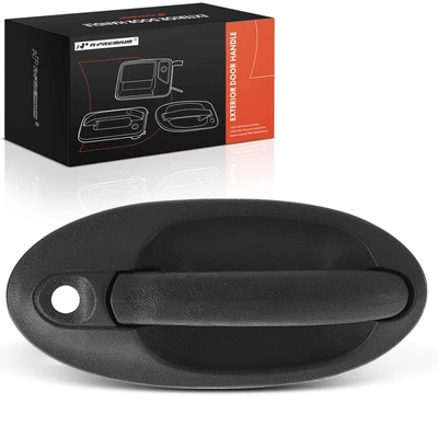 Front Driver Texture Black Exterior Door Handle