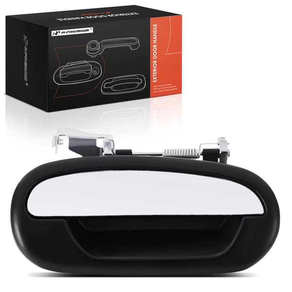 Front Passenger Black Chrome Exterior Door Handle for Lincoln Navigator 98-02