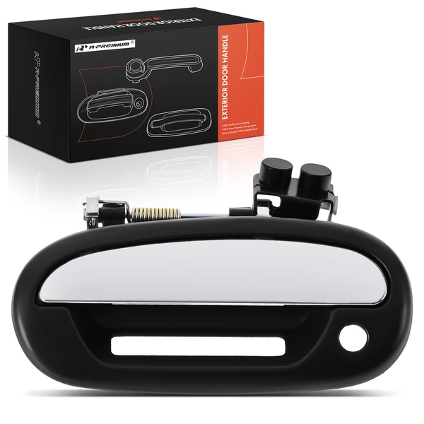 Front Driver Black Chrome Exterior Door Handle for Lincoln Navigator 1998-2002