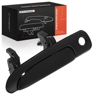 Front Driver Black Exterior Door Handle