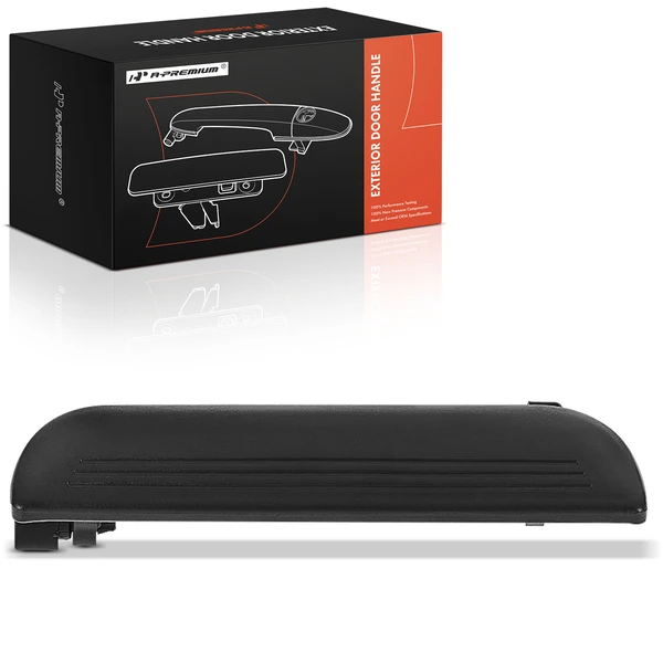 Rear Passenger Textured Black Exterior Door Handle for 1991-1996 Mercury Tracer