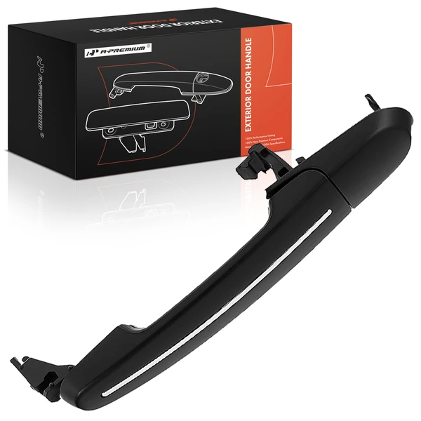 Front Passenger or Rear Driver or Passenger Black Exterior Door Handle for 2010-2017 Lincoln MKT