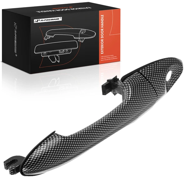 Front Driver or Passenger Black Exterior Door Handle for 2001-2006 Mazda Tribute