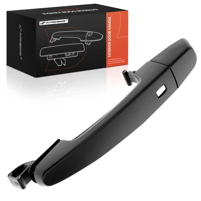 Front Passenger Black Exterior Door Handle