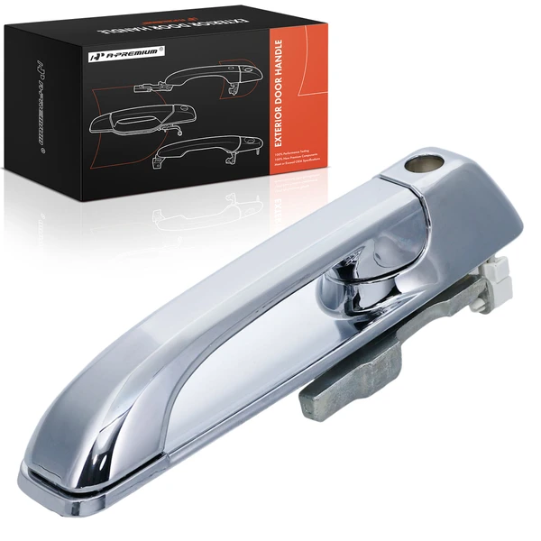 Front Passenger Chrome Exterior Door Handle for Jeep Commander 07-10 Grand Cherokee